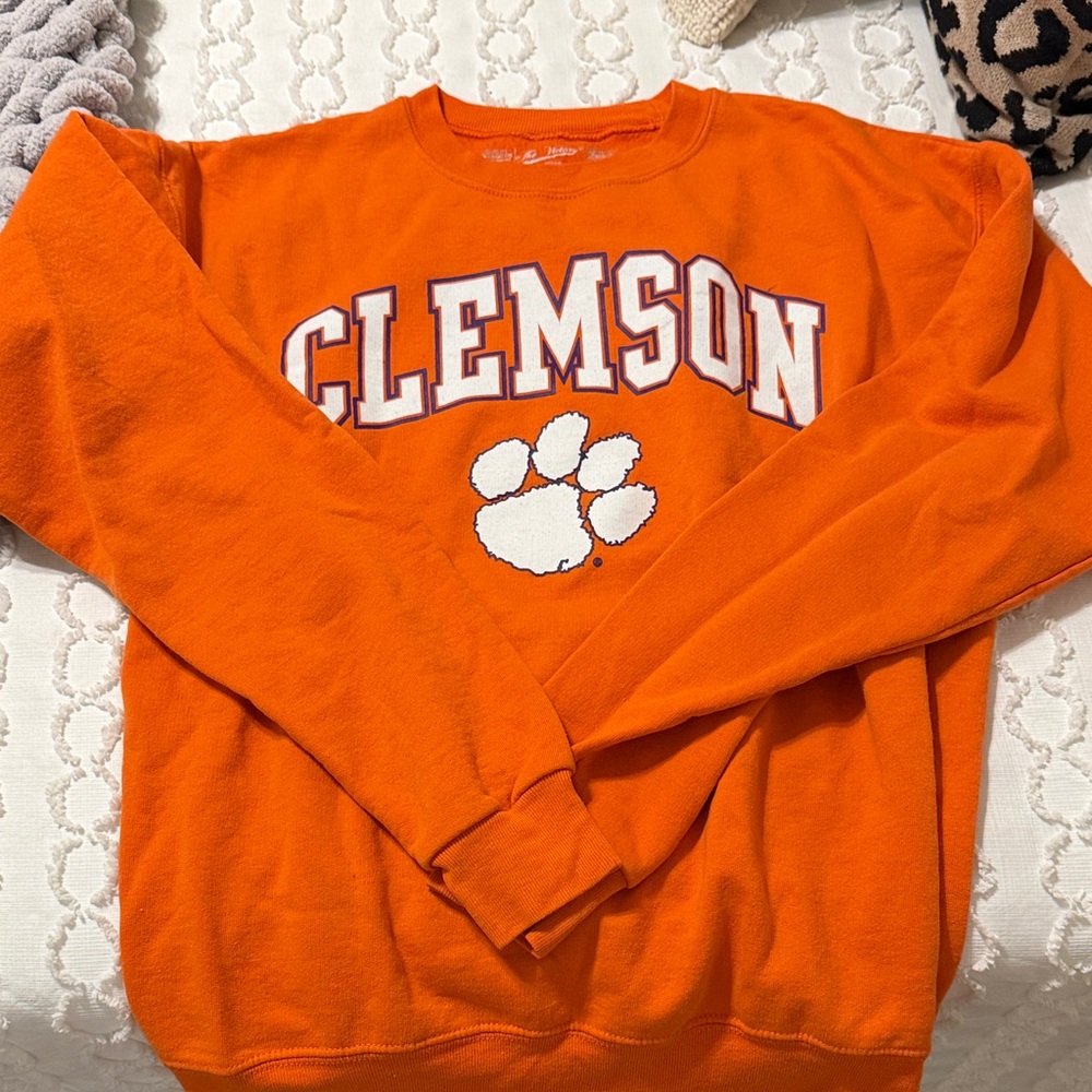 Clemson Orange Crewneck Sweatshirt
